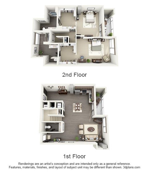 1600 Vine_B14 Two Bedroom Townhome